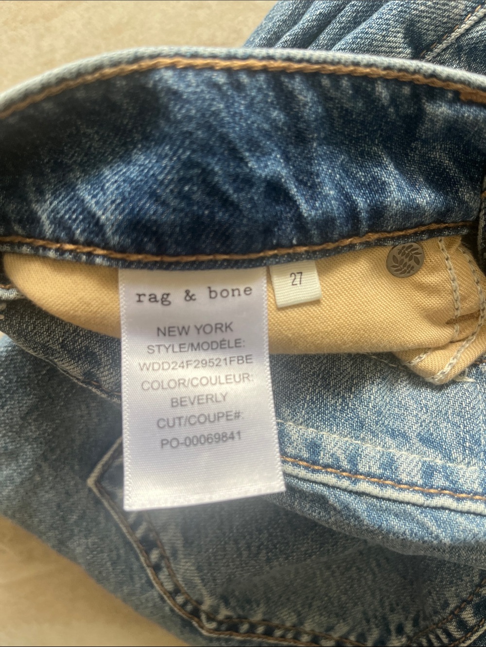 rag & bone Women's Featherweight Jeans - Picture 8 of 9